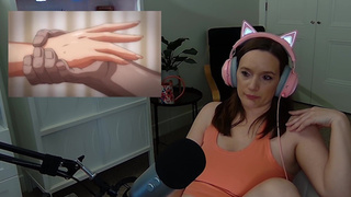 Sunflowers Bloom at Night - REACT - MILF Fucks GIRTHY Cock While Watching NTR Porn