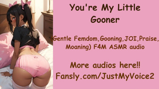 Gentle EBONY Femdom helps you GOON [F4M ASMR Audio]