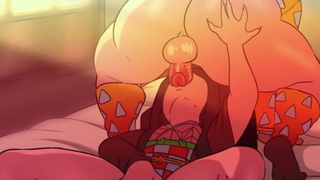 Nezuko big ass and beauty tits hentai anime waifu kimetsu no yaiba