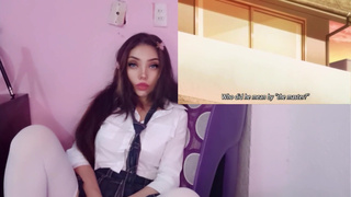 FUCK HIS GIRLFRIEND AND MAKE HER PREGNANT - Masturbating with hentai Daraku Reijou