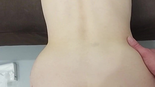 Amateur Private Photographer] Sex from the back while looking at office worker's ass