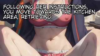 Shizuka Mikazuki Saw your Big Cock and Rides it Until You can no Longer Cum