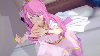 Himemori Luna just has flirting sex