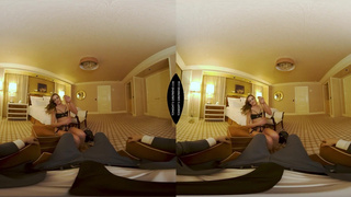 Tonights Girlfriend - Aila Donovan gives fan the treatment he has been yearning for