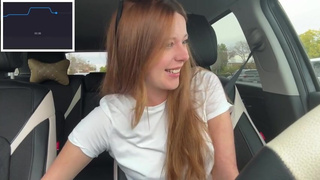 Braless pit stop in the drive thru with my lush on MAX!