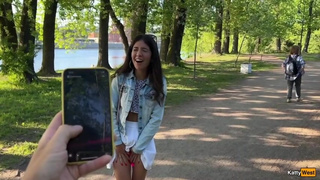 My friend controls my orgasms in public with a toy from flirtwithsb