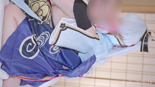 【Aliceholic13】原神 GenshinImpact Ayaka Cosplay | multiple creampie Femdom sex & Loving intimacy sex
