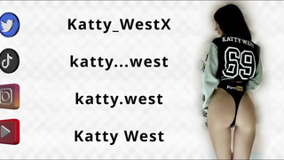 Crazy girl wetting her leggings in public