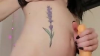 Petite Busty Gentle Femdom trans Top Fucks you on your back and Milks your cock till you squirt