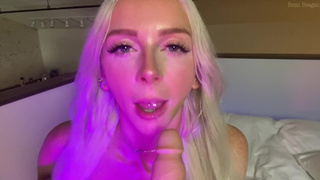 POV Relaxing BJ From Your Cute Blonde Girlfriend - Remi Reagan