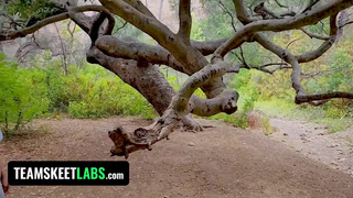 TeamSkeet - Big Titted Fit Sluts Jasmine Wilde and Kenzie Love Share Boyfriend's Cock In The Wild