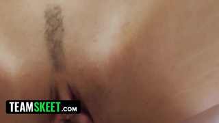 Teamskeet - Sultry Step Sis Dances For Her Step Bro And Shakes Her Booty On Top Of His Hard Cock