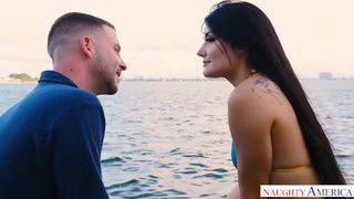 Finding Something In Common Including Outdoor Sex With An Inked Brunette