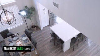 TeamSkeet Labs - Naughty Slut Helps Muscular Stud And His Sex Doll To Get In Mood Behind The Scene