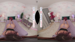 Gamer babe Bobbie Lavender intentionally loses game so she can fuck her friend's brother