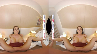 Sexy Reagan Foxx tells you stories of her past hookups while your cock is deep inside her