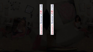 College co-eds Aria Valencia and Eva Nyx have a naughty threesome!