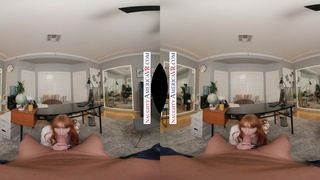 Would you fuck your big tit redhead boss to get ahead? Of course you would, it's Naughty America!