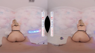 Naughty America - Jazlyn Ray is ready to insert you cock in her tight wet pussy!!!