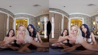 Naughty America - Kit Mercer is getting married and her bridesmaids, Eve Marlowe & Gianna Grey, surp