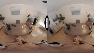 Naughty America - Hot blonde Madelyn Monroe needs your cock in her office!