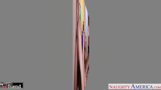 Busty blonde Christie Stevens take cock