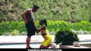 TeamSkeet - Fit Black Beauty Shows Off Her Hot Ass