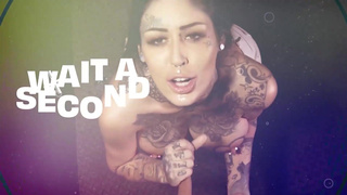 Hot Fiery Inked Redhead Loves Deepthroating Cocks At The Gloryhole