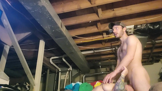 Midget doing the fruit roll up trend on me, then gets bent over a chair.