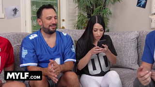 Mylf - Fantasy Football Game Day Orgy (Lauren Phillips, Pristine Edge, Alex Coal, Jasmine Daze)