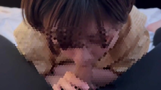 She gets aroused by the smell and nose job to increase sensitivity.