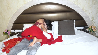 First Romantic Honeymoon After Marriage - Indian Couple Sex