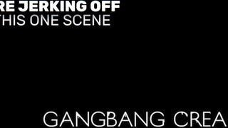 Super Hot Blonde Babe Gets Her Pussy Leaking With Cum In Gangbang