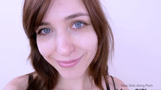 Horny New Girl rough fucked in her mouth and doggy style