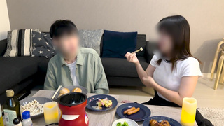 The fate of a woman who came to a man's house. Japanese hentai video. Amateur/NTR/Big tits