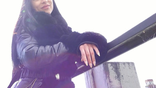 GERMAN SCOUT - Perfect German Latina Teen Caramella Del X Pickup for Casting Fuck