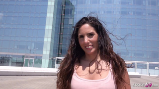 GERMAN SCOUT - NATURAL LATINA GIRL LINDA PICKUP AND ROUGH FUCK AT REAL STREET CASTING