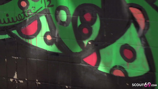 GERMAN SCOUT - PETITE TEEN NATASCHA SEDUCE FOR FIRST FUCK AT PICKUP CASTING