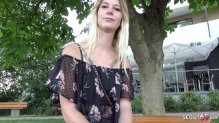 GERMAN SCOUT - 18 STUDENTIN LARA BEI CASTING GEFICKT