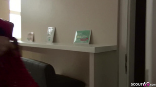 GERMAN SCOUT - 18 Jahre Renata ANAL gefickt bei Casting