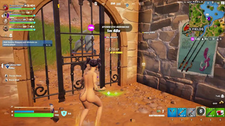 Fortnite Nude Game Play - Scuba Cystal Nude Mod [Part 02] [18+] Adult Porn Gamming