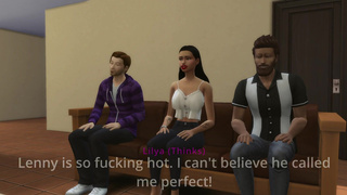 MEGA SIMS- Cuckhold husband sets hot Latina wife up with big dick boss (Sims 4)