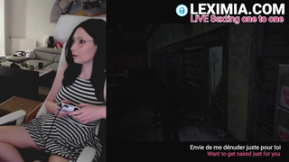 Asian big tits playing and cumming TLOU 2. Letsplay 3