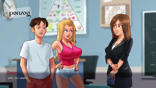 HOT FRENCH TEACHER FUCKED! Summer time Saga