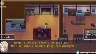 Living with Tsunade V0.37 [6] Ino Masturbates Naruto's Dick