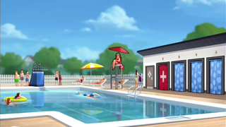 Summertime Saga en Español-Historia Principal-Parte 27-LA SALVAVIDAS SALVA! PERO VERGAS !!!