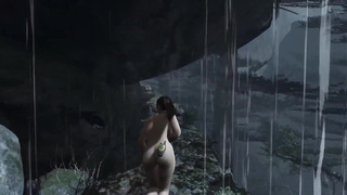 Tomb Raider (2013) Nude Mod Installed Game Play [Part 02] Porn Game
