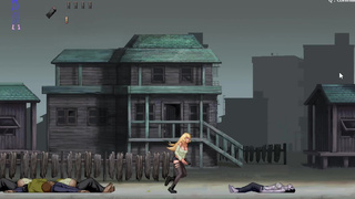Two Aliens Getting In The Mouth and Bugs of This 2D Blonde Game for Parassite in City Part 2