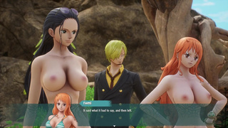 One Piece Odyssey Nude Mod Installed Game Play [part 05] Porn game play [18+] Sex game