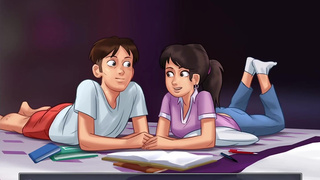 Summertime Saga Sex Game Mia Sex Scenes [18+] Sleepover Sex With Study Buddy